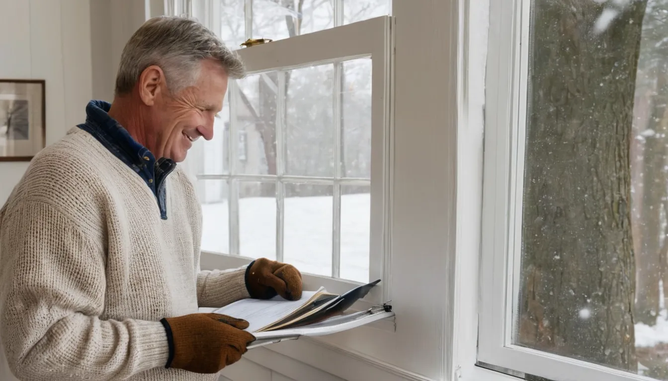 Homeowner and a local provider reviewing a window opening in a California home
